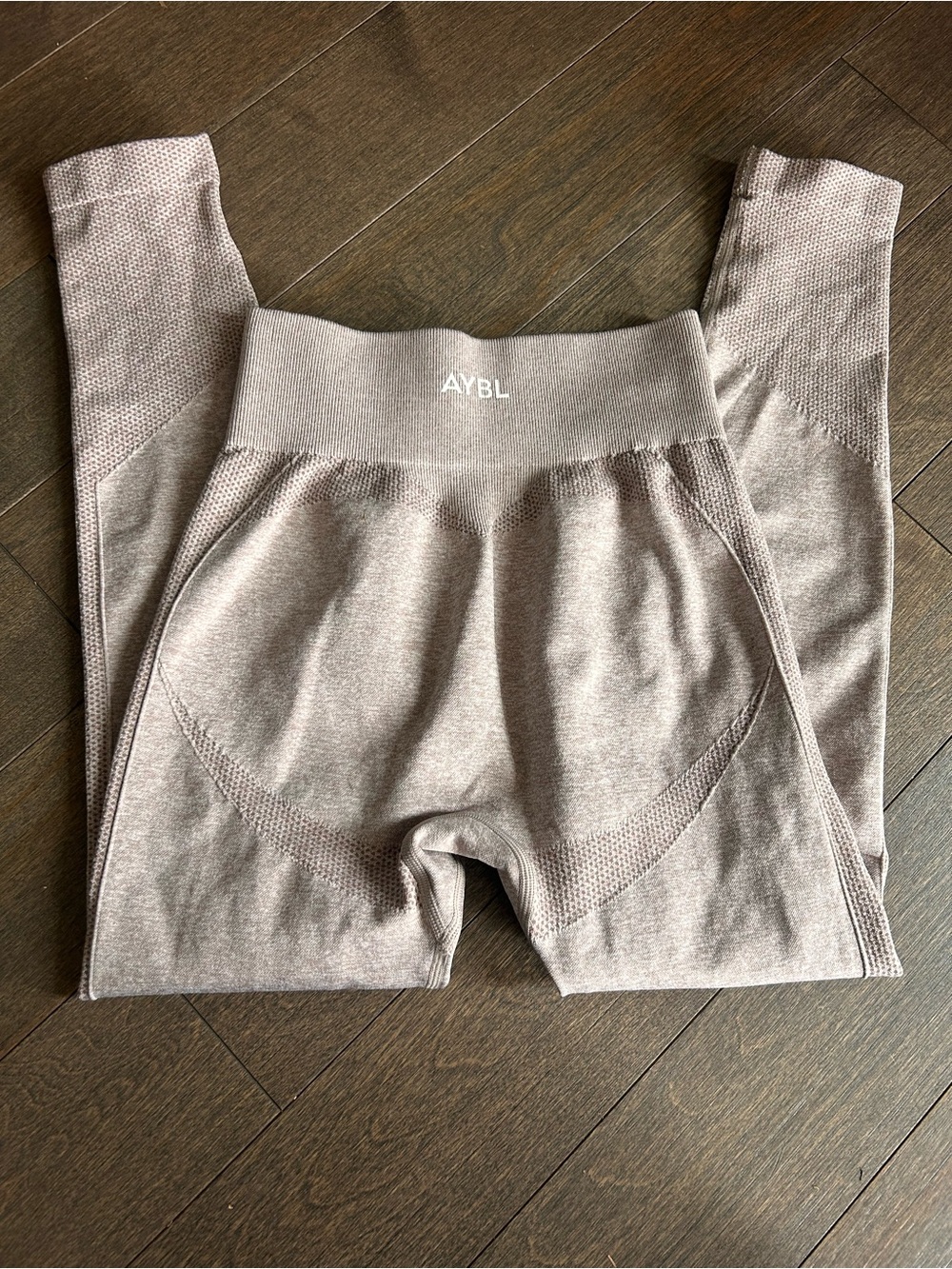 AYBL Seamless High-Waist Leggings in Mauve Taupe size Small
